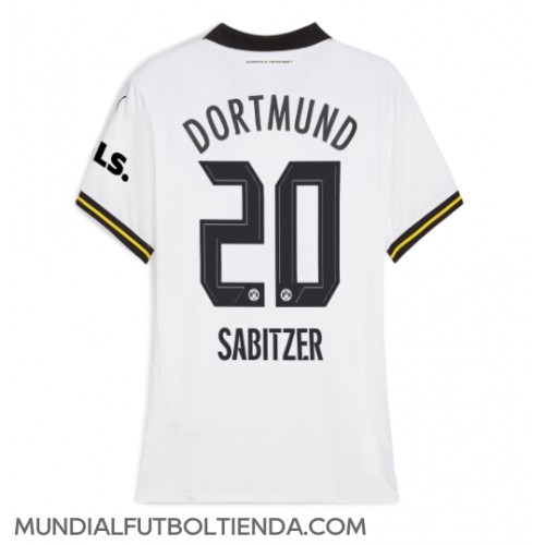 Camiseta Borussia Dortmund Marcel Sabitzer #20 Tercera Equipación Replica 2024-25 para mujer mangas cortas